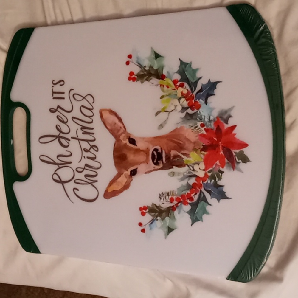 Oh deer it's Christmas cutting board